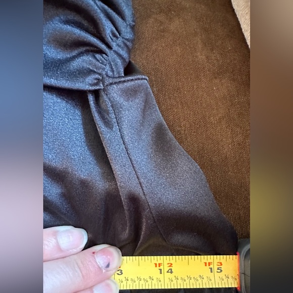 Forever 21 Black Mini Slip Dress Twisted padded Sweetheart Front SZ S. - Picture 10 of 11